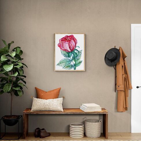 Uniquilling Quilling Kits مجموعة اللف الورقية للبالغين المبتدئين، 16 * 20in الطائر الطنان مع أدوات اللف الورقية واستخدام الدليل، مجموعات DIY للبالغين مجموعات الرسم ورقة تخريمية ديكور جدار الفن in Kuwait