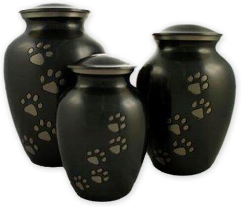 Pawsitive Reflection, Small Pet Urn, Slate/Pewter in Saudi Arabia