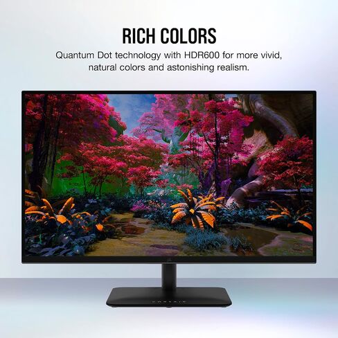 Corsair XENEON 315QHD165 32-Inch QHD IPS Gaming Monitor – 2560 x 1440, 165Hz, 1ms, NVIDIA G-SYNC Compatible, AMD FreeSync Premium, HDR-Ready, DisplayPort 1.4, HDMI 2.0, USB 3.0 – Black in Saudi Arabia