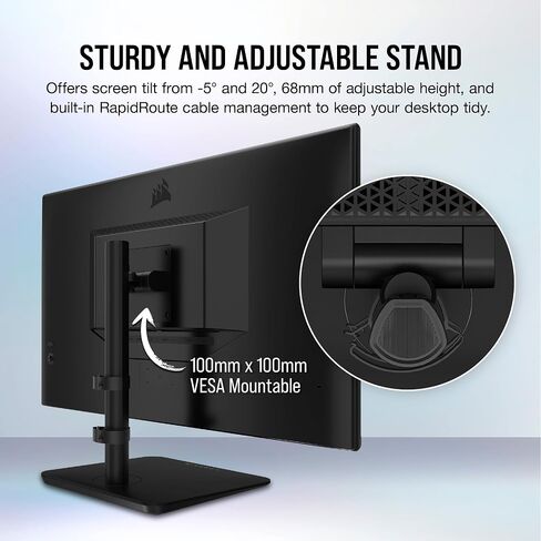 Corsair XENEON 315QHD165 32-Inch QHD IPS Gaming Monitor – 2560 x 1440, 165Hz, 1ms, NVIDIA G-SYNC Compatible, AMD FreeSync Premium, HDR-Ready, DisplayPort 1.4, HDMI 2.0, USB 3.0 – Black in Saudi Arabia