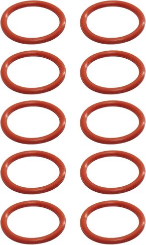 143 Silicone O-Ring, 70A Durometer, Red, 2-7/16" ID, 2-5/8" OD, 3/32" Width (Pack of 10) in Kuwait