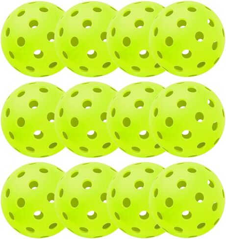 2024 Pickleball Balls, 40 Holes Outdoor Pickleballs, USAPA Approved Pickle Ball for Tournament Play, Official US Open Ball for All Style Pickleball Paddles in Saudi Arabia
