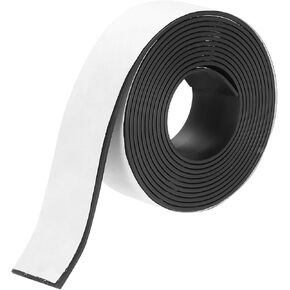 MECCANIXITY Magnetic Strip 32.8 Feet x 1 3/16" Width x 1/16" Thick Magnetic Tape Labels Stickers Self Adhesive for Whiteboards Refrigerator and DIY Crafts