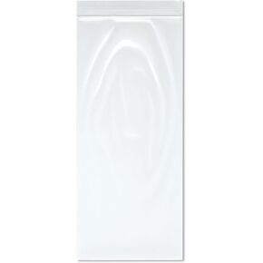 Plymor 6" x 14" (Pack of 100), 4 Mil Heavy Duty Zipper Reclosable Plastic Bags