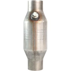 SleYuYir 425250 2.5" Inlet/Outlet Universal Catalytic Converter Stainless Steel & O2 Port(Pack of 2)