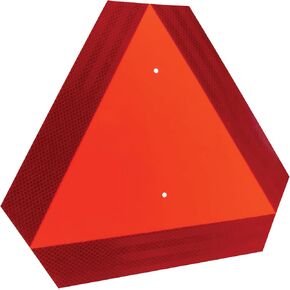Performance Tool W1496 Reflective Triangle - Essential Safety Sign for Farm Vehicles and Equipment