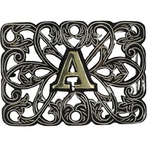 Hebilla Pavonada A Negra Charro Buckle