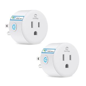 Smart Plug 5GHz, EIGHTREE Smart Plug Compatible with Alexa & Google Home, 5GHz & 2.4GHz WiFi, Smart Socket with Remote Control & Timer Function, 2 Pack