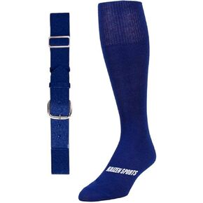 Baseball/Softball Sock & Belt Combo | Mens Womens Youth Baseball Sock & Baseball Belt | Notorious Sports
