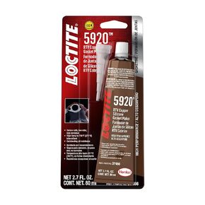 Loctite RTV 5920 Copper High Performance for Automotive: Sensor-Safe, Non-Corrosive, for Performance Engines, Oil Resistance, High-Temperature | Copper, 80 ml Tube (PN: 37466-491984)