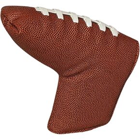Foretra Football Laces Golf Putter Headcover Quality PU Leather Magnetic Closure for Blade Style Putters Scotty Cameron Odyssey Taylormade Ping