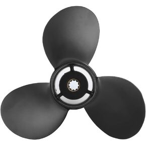Propeller for Suzuki 9.9-15HP, Aluminum Alloy Outboard Propeller 10 Spline Tooth 3 Blades 58100-93743-019 9 1/4 x 11