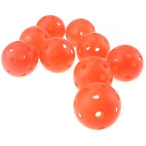 Plastic Practice Golf Balls (12 Count, Orange)
