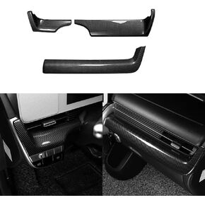 Wood Grain Car Dash Cover Trim Instrument Panel Moulding Trim Compatible with 2022 2023 Hyundai Ioniq 5 Interior Accessories