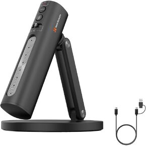 NearStream USB Condenser Microphone for PC, Camera, Podcast Microphone for Stream/Record, Desktop Mic with 8 Mic Array/Noise Canceling/3 Polar Patterns/Volume Control/Monitoring, Studio Mic AM10U