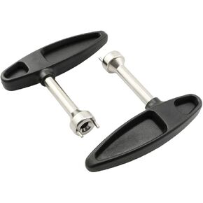TAODAN 2pcs Golf Accessories Golf Shoes Nail Remover Two Pin Golf T-Wrench