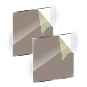 Performore 2 Pack of Clear Plexiglass Acrylic Sheet 12x12 Inches, 6mm (1/4 inch Thickness) Unbreakable and Lightweight Substitute for Glasses, Great Use for Sneeze Guard, Shield, Poster Frames