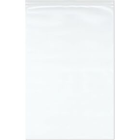 Plymor 20" x 30" (Pack of 50), 4 Mil Heavy Duty Zipper Reclosable Plastic Bags
