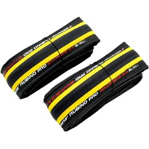 Vittoria Rubino Pro IV G2.0 Graphene Clincher Tire 700x25C, Yellow/Black, 2 Tire, VT2123 in Saudi Arabia