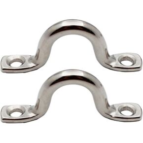DOITOOL Ocean Kayak 10Pcs Stainless Steel Boat Handrail Marine Rail Grab Handle Camel Hump Shape Mount Grip Handle for Boat Marine Kayak Canoe Dinghy 5mm- 316