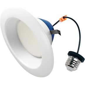 Cree LED 6 inch Retrofit Recessed Downlight - 825 lumens - 75W Replacement - Soft White 2700K - Dimmable - 90+ High CRI