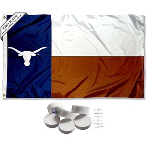 Texas Longhorns State TX Banner and Tapestry Wall Tack Pads