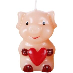 Cake Topper Birthday Candles Decorations Little Pig