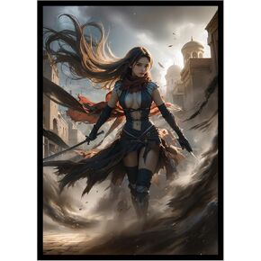 MTG Card Sleeves - Assassin Girl - 100ct Matte Art Card Sleeves, Perfect for MTG, TCG Cards