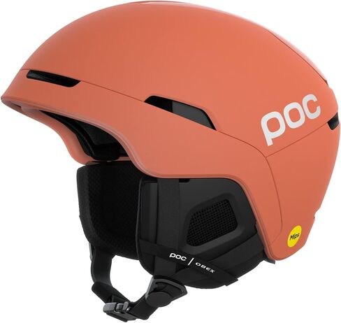 POC, Obex MIPS, Ski and Snowboard Helmet for All-Mountain Riding, Lt Agate Red Matt, XSS in Saudi Arabia