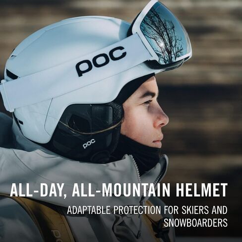 POC, Obex MIPS, Ski and Snowboard Helmet for All-Mountain Riding, Lt Agate Red Matt, XSS in Saudi Arabia