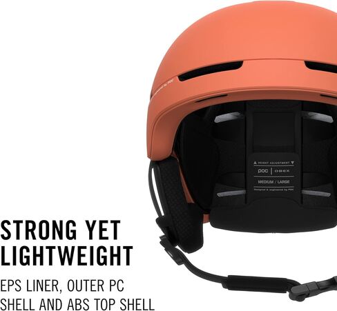 POC, Obex MIPS, Ski and Snowboard Helmet for All-Mountain Riding, Lt Agate Red Matt, XSS in Saudi Arabia