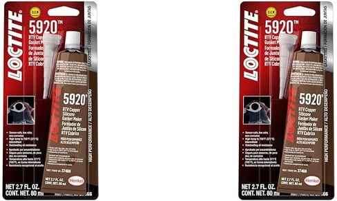 Loctite RTV 5920 Copper High Performance for Automotive: Sensor-Safe, Non-Corrosive, for Performance Engines, Oil Resistance, High-Temperature | Copper, 80 ml Tube (PN: 37466-491984) in Saudi Arabia