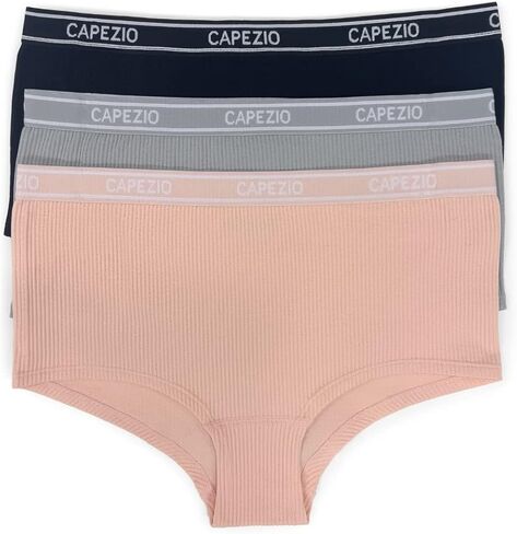 شورت نسائي قصير مضلع مبطن ببطانة مزدوجة من Capezio in Kuwait