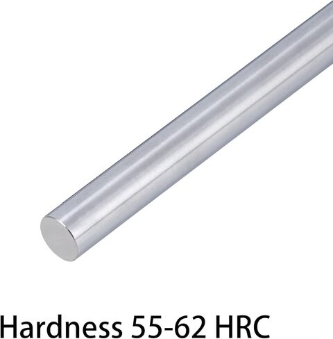 2 قطعة 15 × 500 مم (0.59 × 19.69 بوصة) قضيب حركة خطي قوي، عمود قضيب خطي من الكروم المقوى للطابعة ثلاثية الأبعاد، DIY، CNC - تسامح متري h8 in Kuwait