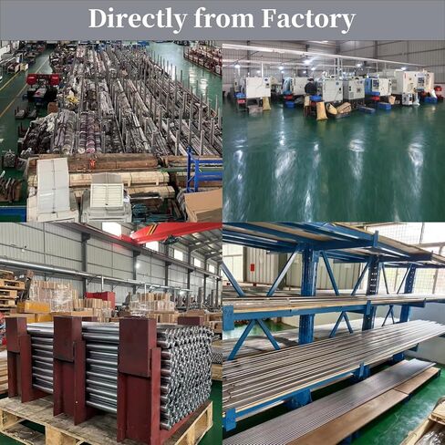 2 قطعة 15 × 500 مم (0.59 × 19.69 بوصة) قضيب حركة خطي قوي، عمود قضيب خطي من الكروم المقوى للطابعة ثلاثية الأبعاد، DIY، CNC - تسامح متري h8 in Kuwait