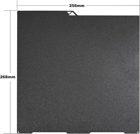 Double Side PEI Building Plate for Anycubic Kobra 3 / Kobra 3 Combo, Dual Side Textured PEI Sheet Flexible Steel Bed Platform for 3D Printer Accessories Replacement, 256x268mm in Kuwait