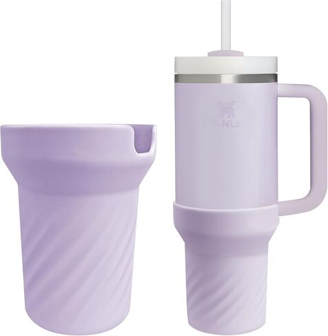 Silicone Stanley Boot For Stanley 40 Oz Tumbler With Handle,Stanley Boot Sleeve 40 Oz,Protective Water Bottle Cup Bottom Bumper Cover For Stanley Boot Sleeve 40 Oz,Stanley Cup Accessories… in Saudi Arabia