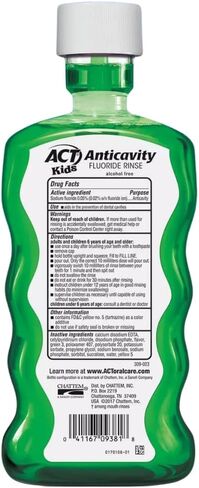 Aact Kids Anticavity Mouthwash Variety Pack, Watermelon, Pineapple, Bubble Gum (50.70 FL Oz (Pack of 3)) in Saudi Arabia