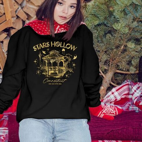 UNIQUEONE Dragonfly Inn Stars Hollow Sweatshirt: Women Luke's Diner Shirt Dragonfly Tees in Saudi Arabia