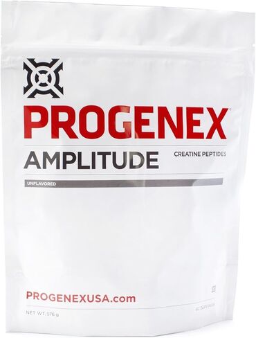 Progenex® Amplitude Creatine Peptides | Increases Lean Muscle Mass | Augments Energy and Explosiveness in Workouts | Tasteless and Mixes Well | 60 Servings in Saudi Arabia