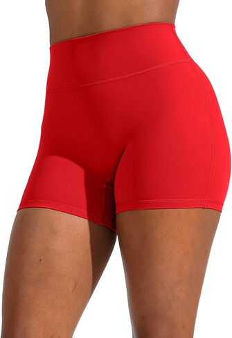 Unthewe Women's Workout Gym Biker Shorts High Waisted Athletic Booty Yoga Shorts with Tummy Control in Saudi Arabia