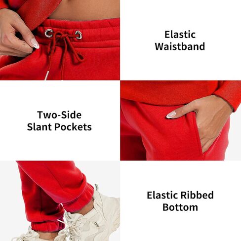 Womens 2 Piece Outfits 2024 Long Sleeve Sweatsuit Fall Winter Pullover Hoodies Jogger Matching Tracksuit Lounge Set in Saudi Arabia