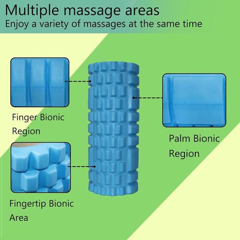 Foam Roller - 13 inch Pink Deep Tissue Massage Muscle Roller Massager for Muscle Relaxation and Post-Training Recovery in Saudi Arabia