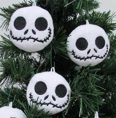 Nightmare Before Christmas Jack Skellington Holiday Ornament Set in Saudi Arabia
