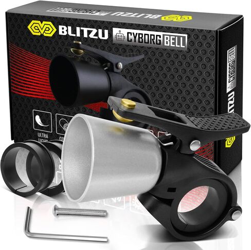 BLITZU Bike Bell Classic Bicycle Bell for Kids and Adults Road Bike, Mountain Bike. Loud Crisp Clear Sound. Bike Accessories, Fit for 0.87-1.25in/22.2-31.8mm Handlebars. in Saudi Arabia