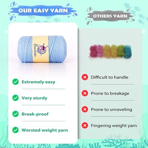Crochet Kit for Beginners, Crochet Starter Kit w Step-by-Step Video Tutorials, Beginner Crochet Kit for Adults Kids Women Men Complete Kit Included (Otter Mom and Baby) in Saudi Arabia