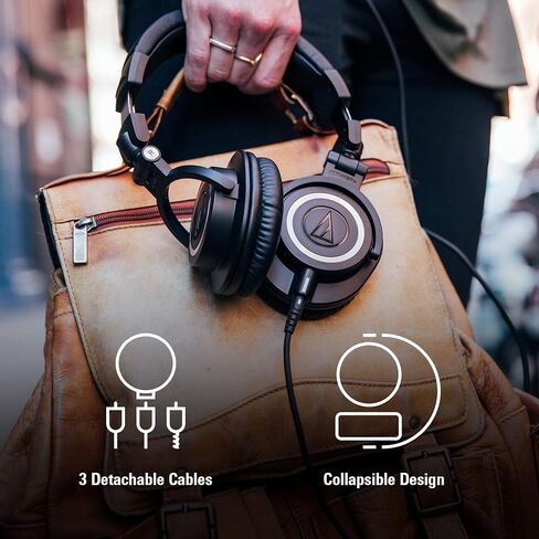 سماعات الرأس الاحترافية Audio-Technica ATH-M50xGM، معدنية in Saudi Arabia