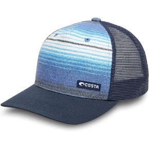 Costa Del Mar Mens Baja Blue Trucker, Baja Blue, One Size
