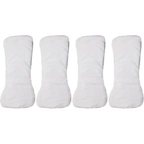 Healeved 4pcs Adult Diapers for Men Washable Pee Pads for Adults high Waisted Lingerie Adult Diapers Women Cotton Diaper Insert Nappy Liners Insert Diaper for Adult The Old Nappies Widen