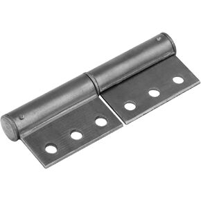 6 Pack Weldable Hinges with Prepunched Hole, 4" x 2-3/8" Weld on Lift Off Hinges for Trailer Ramp Gate, Detachable Flag Hinges, Thickness 2.2mm